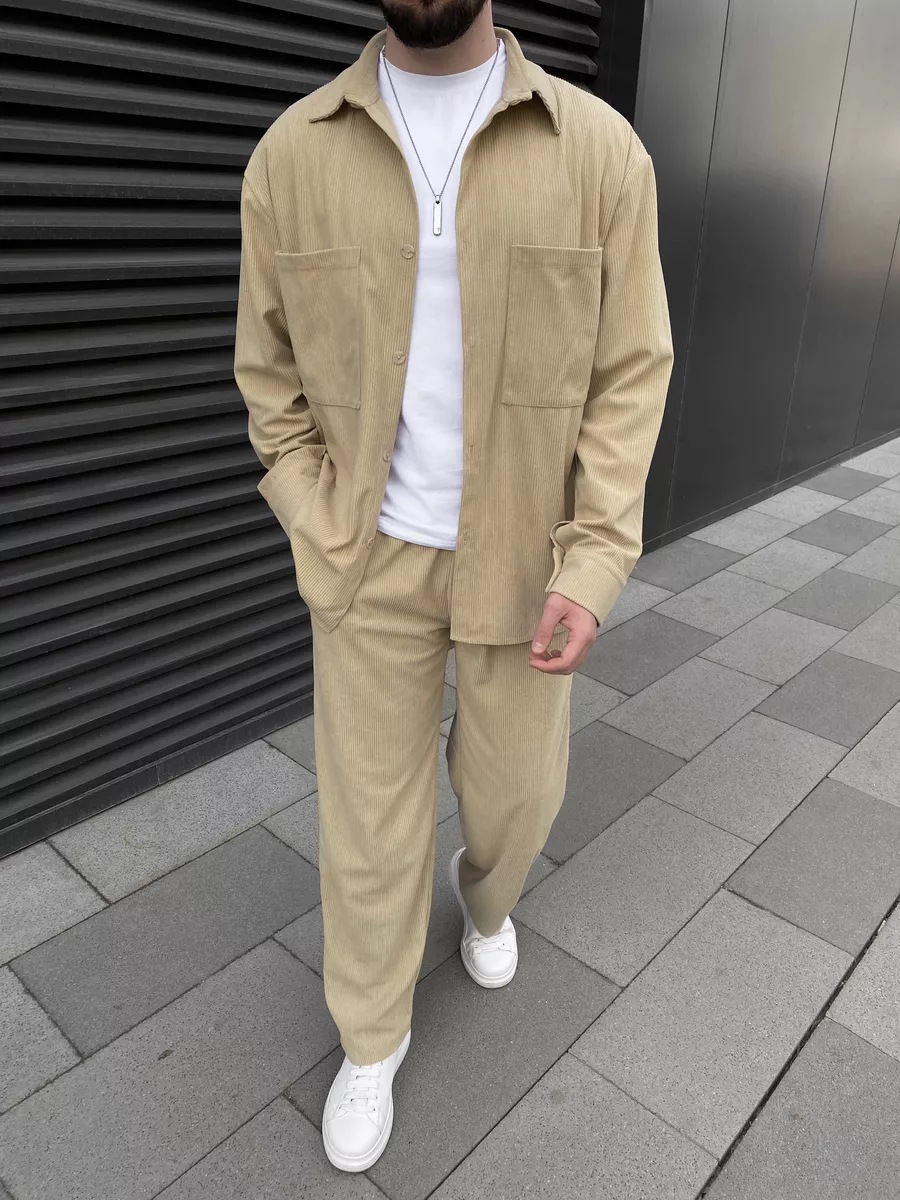 Men's corduroy two-piece outfi - Embellish Knit avis et prix
