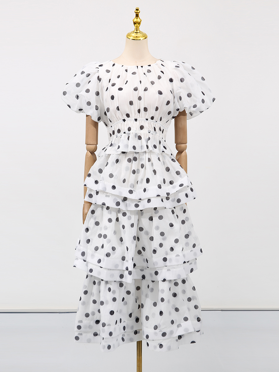 TWOTWINSTYL Hit Color Polka Do - Tassel Fringe Trim avis et prix