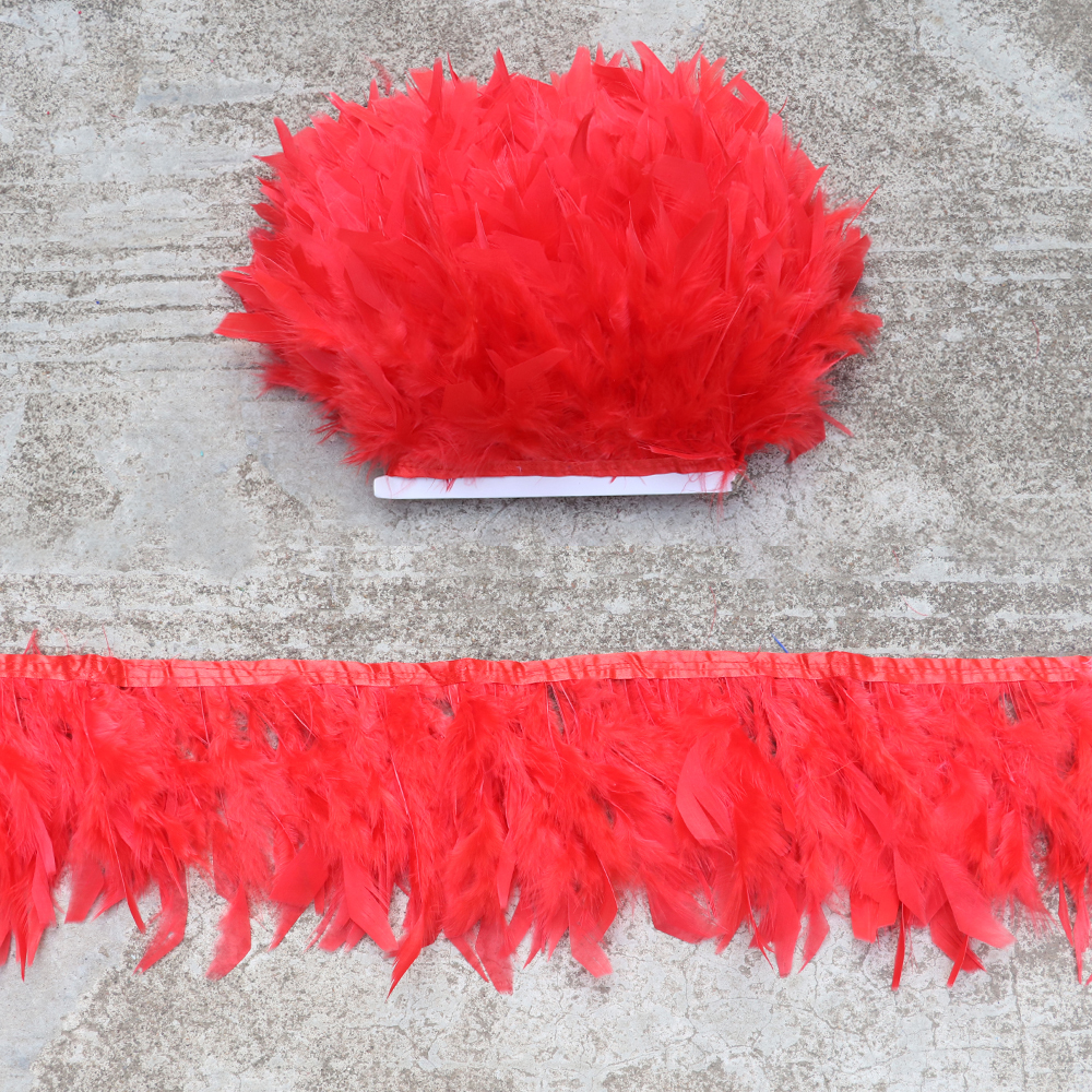 1M Natural Turkey Feathers Tri - Feather Trim Marabou avis et prix