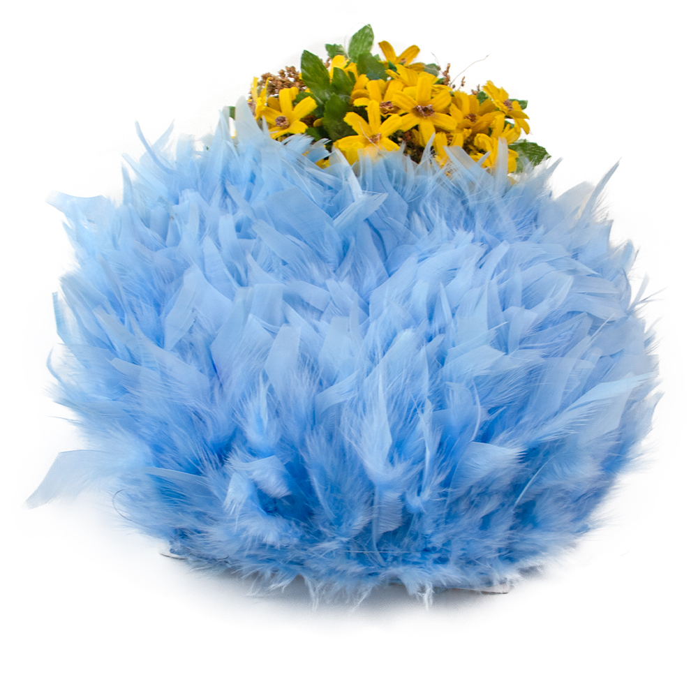 1M Natural Turkey Feathers Tri - Feather Trim Marabou avis et prix