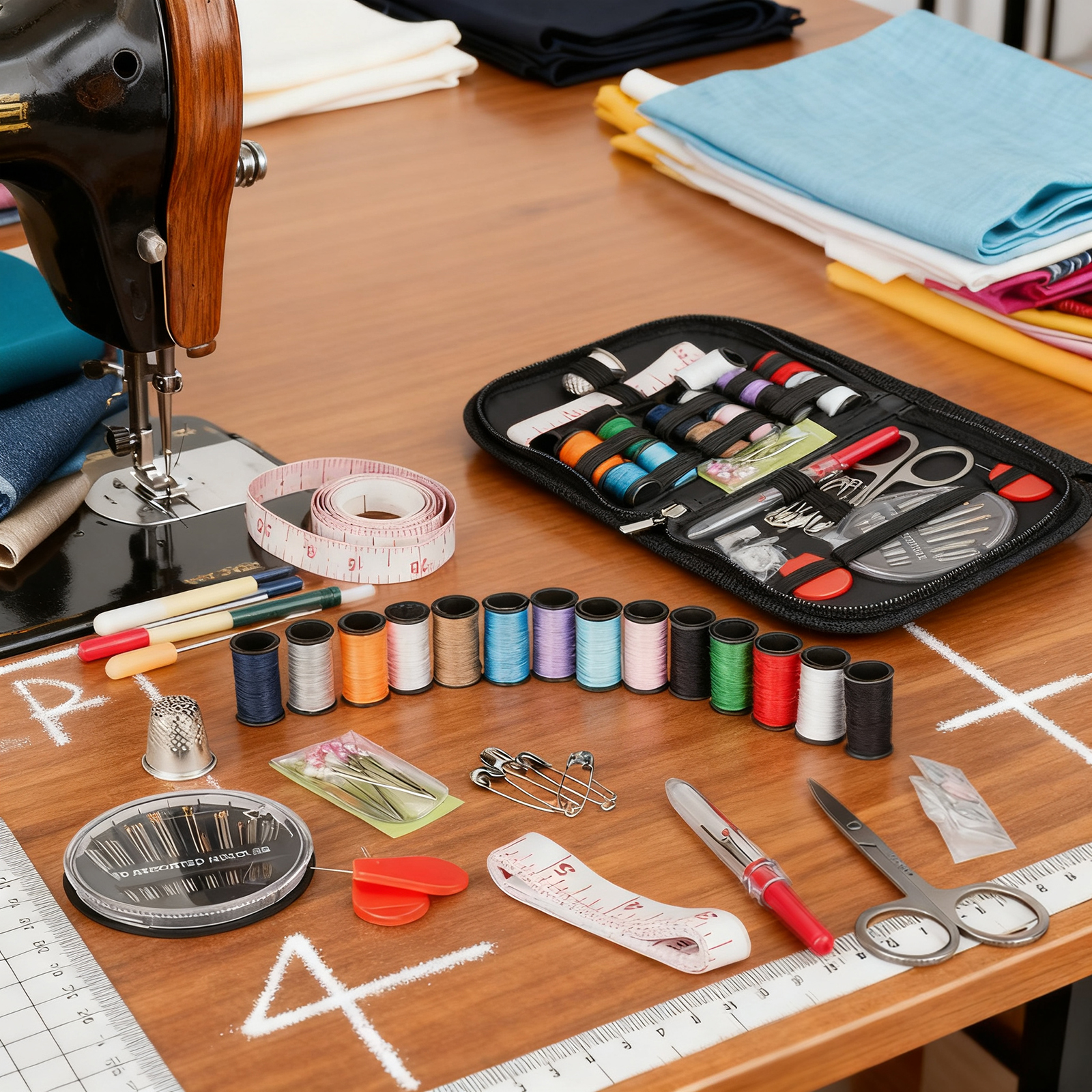 The sewing kit contains 68 acc - Pom Pom Maker Tool avis et prix