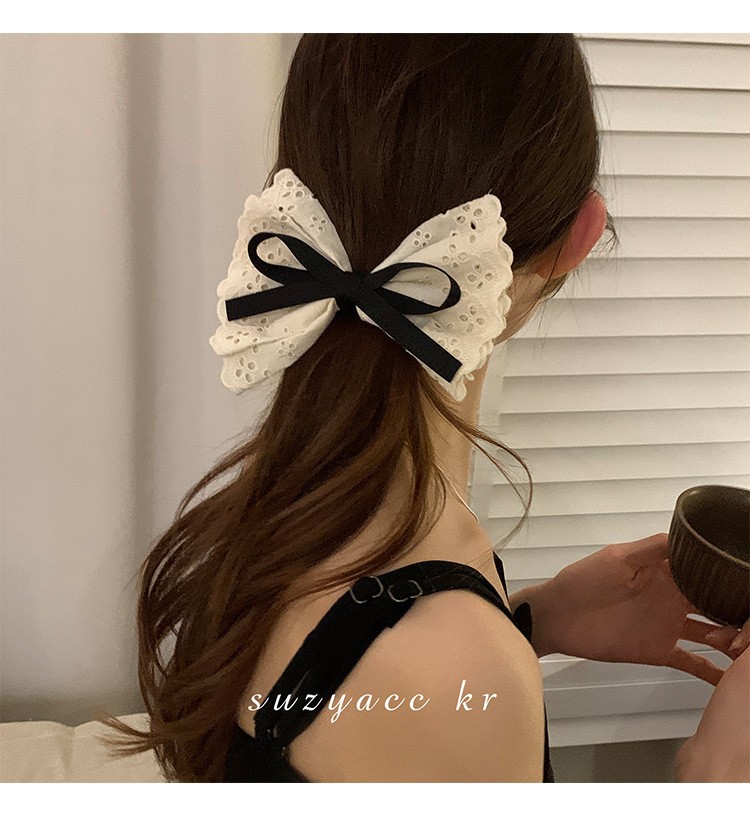 French retro double layered bo - Lace Ribbon Trim avis et prix