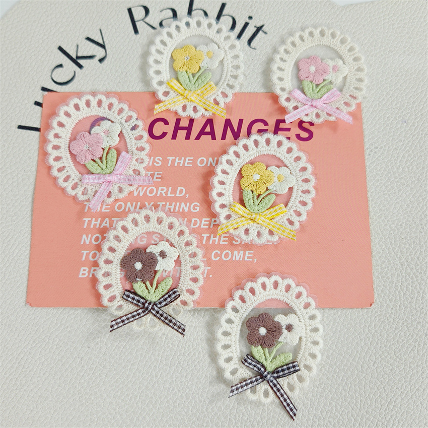 10PCS New Spring Summer Fresh  - Applique Patch Flower avis et prix
