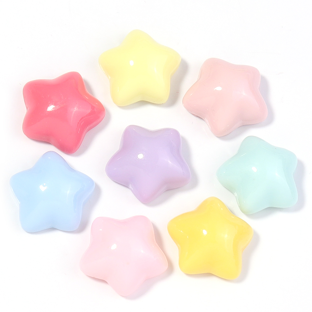 50pcs/lot 16mm Colorful Star R - Embellishment Crafts avis et prix