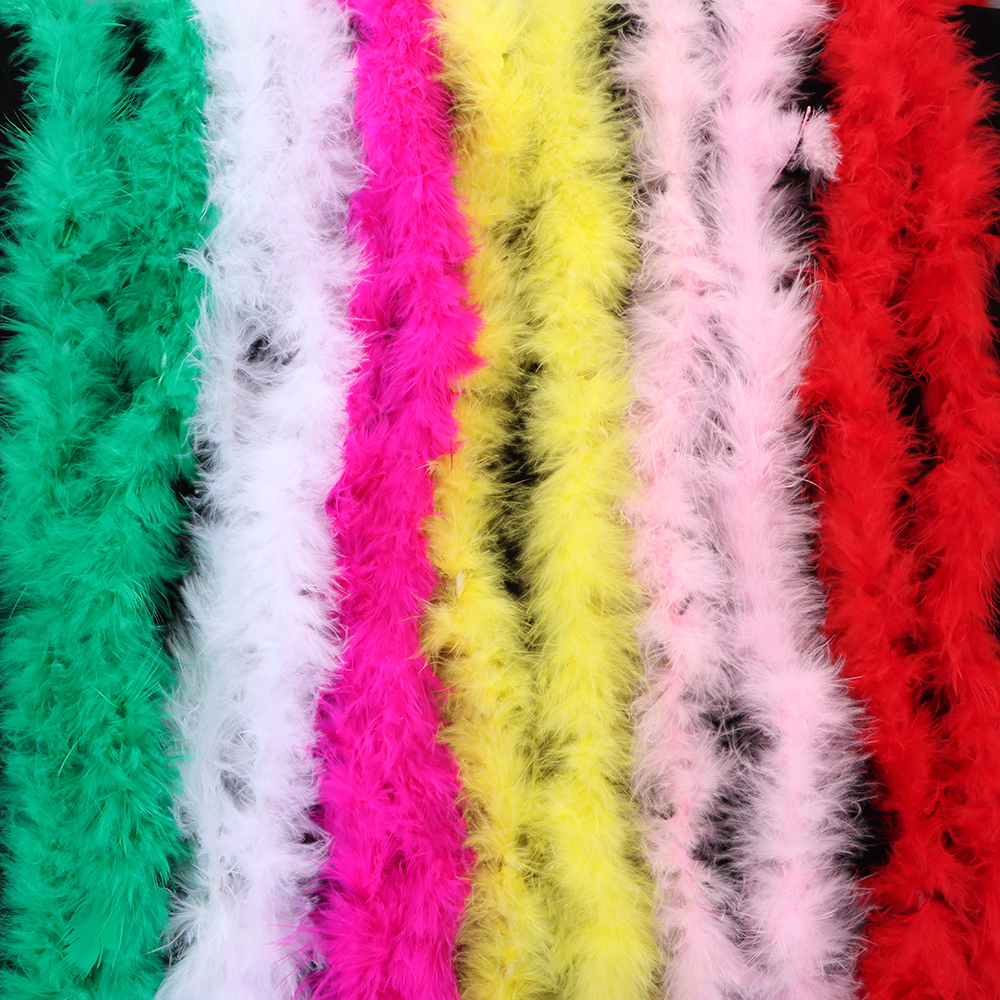 2M 13G Marabou Feathers Boa Ch - Feather Trim Marabou avis et prix