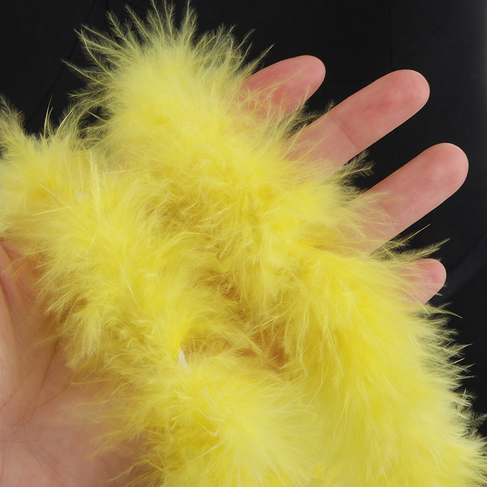 2M 13G Marabou Feathers Boa Ch - Feather Trim Marabou avis et prix