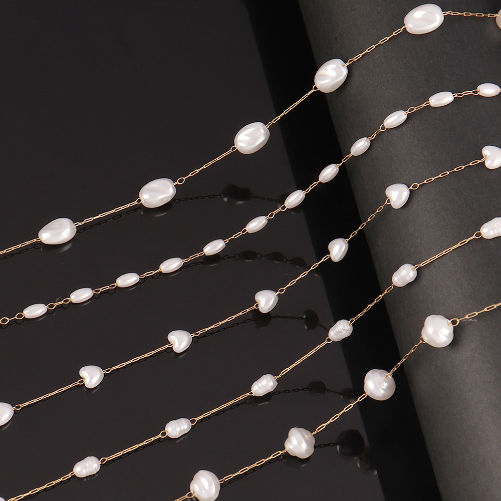 1Meters Stainless Steel Chain  - Pearl Trim Chain avis et prix