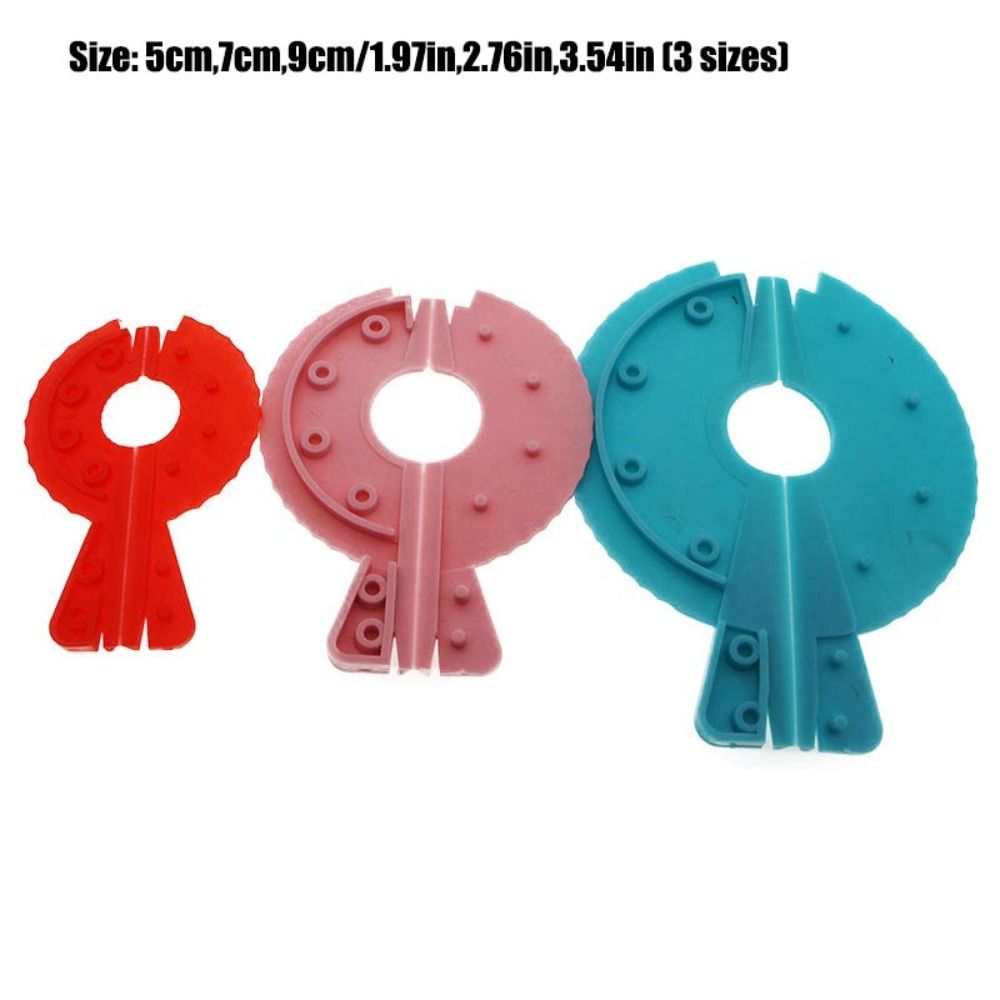 3PCS Durable Plastic Pompom Ma - Pom Pom Maker Tool avis et prix