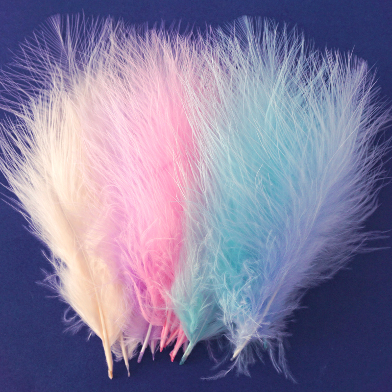 50Pcs Fluffy Turkey Marabou Fe - Feather Trim Marabou avis et prix