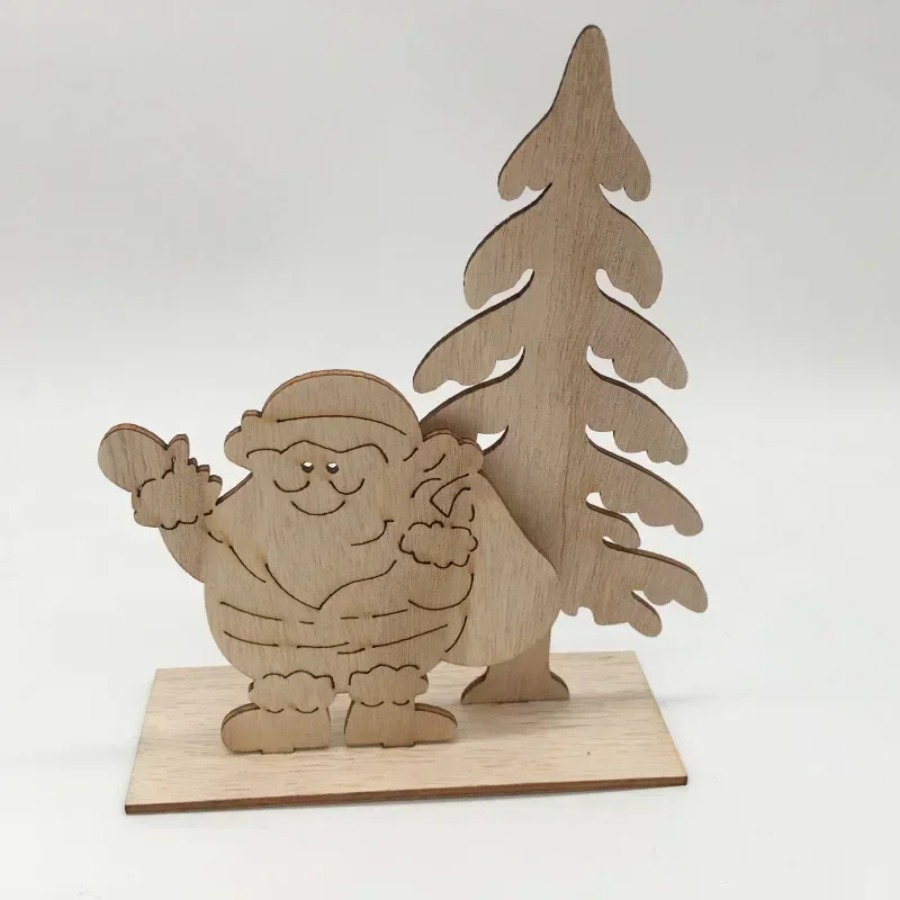 Wooden Ornaments Craft Predril - Christmas Craft Embellishment avis et prix