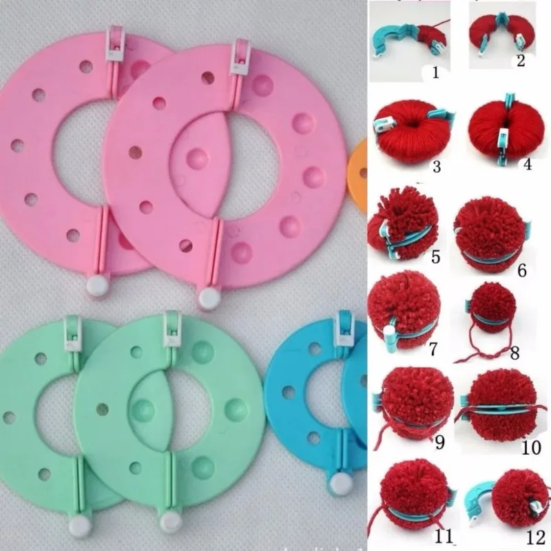 8PCS 4Sizes Fluff Ball Weaver  - Pom Pom Maker Tool avis et prix