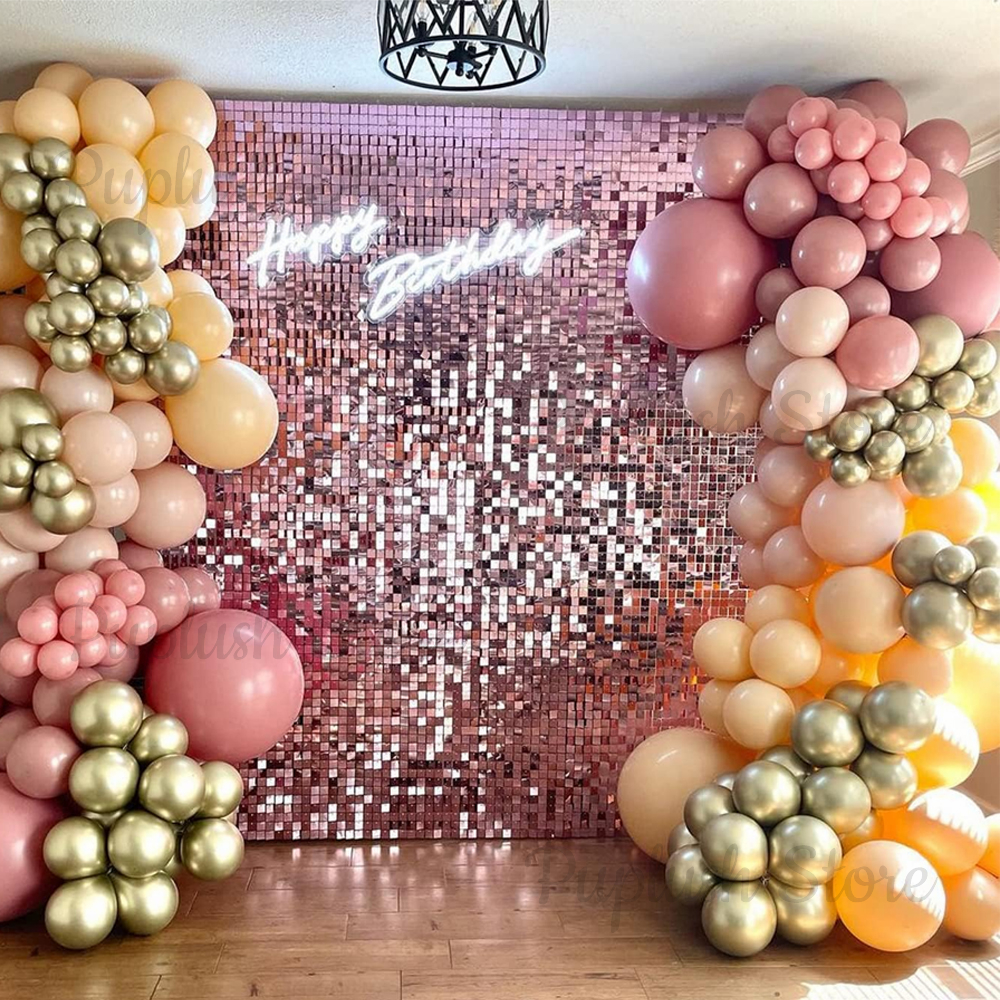 Pink Shimmer Wall Backdrop Pan - Sequin Fabric Panel avis et prix
