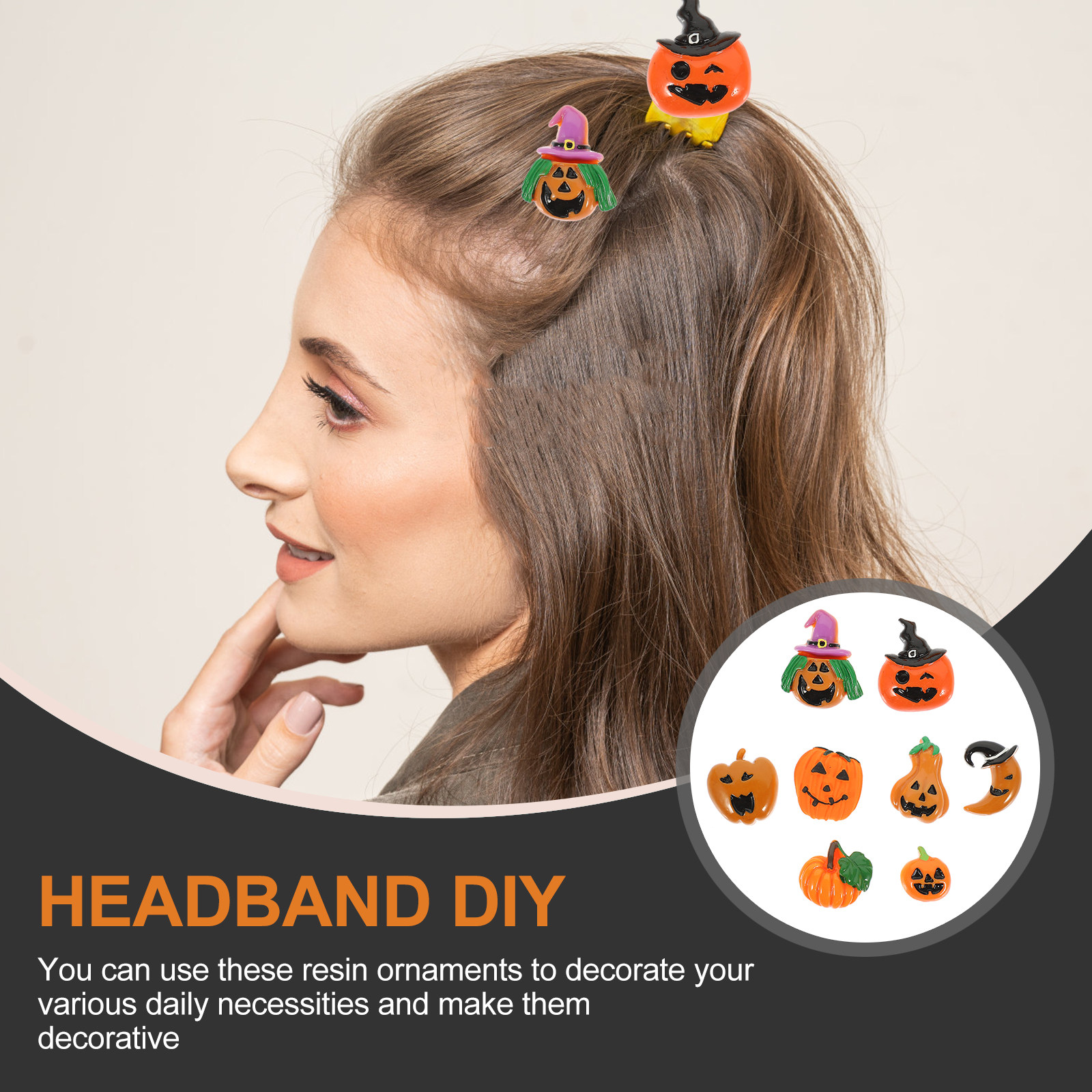 24Pcs Resin Halloween Pumpkin  - Embellishment Crafts avis et prix