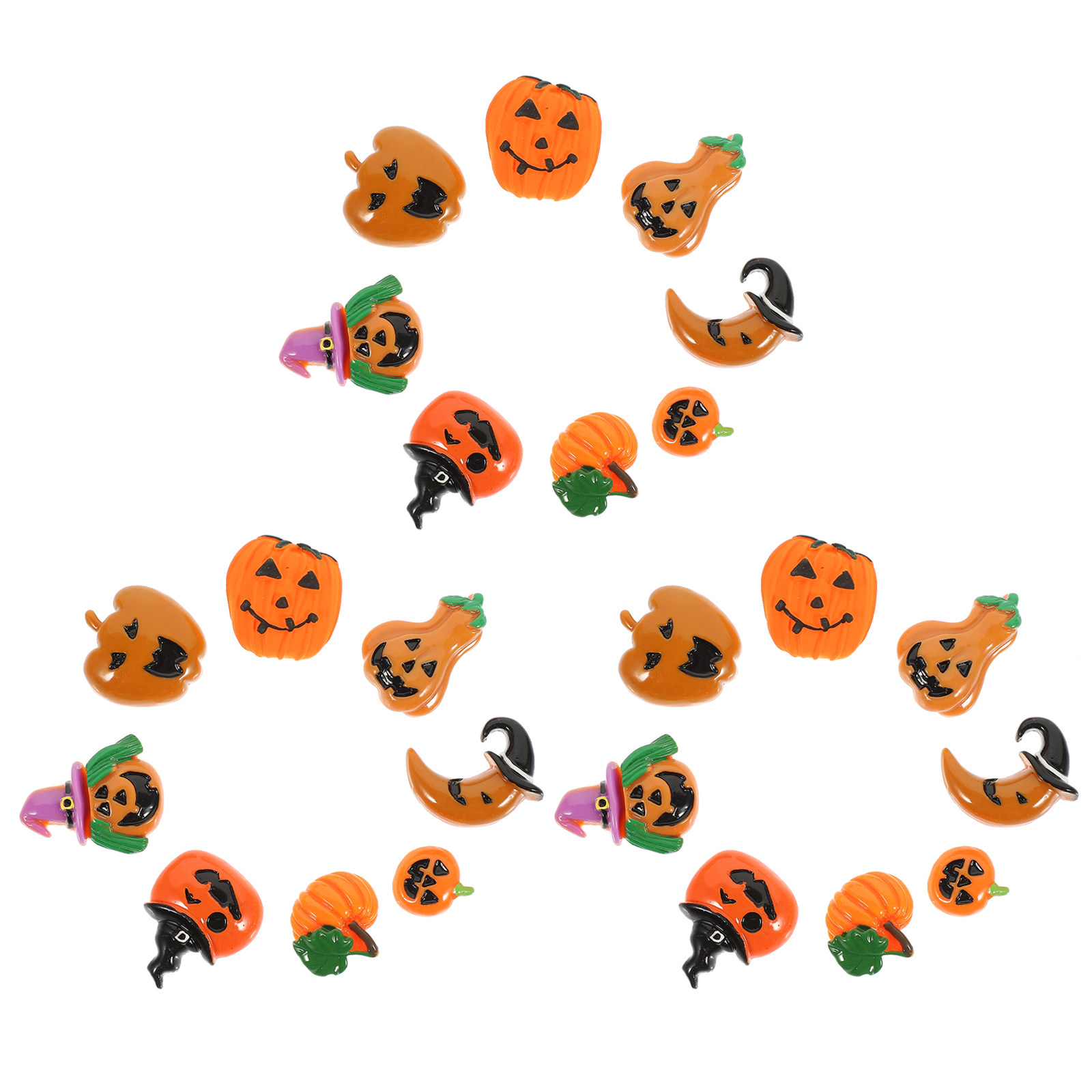 24Pcs Resin Halloween Pumpkin  - Embellishment Crafts avis et prix