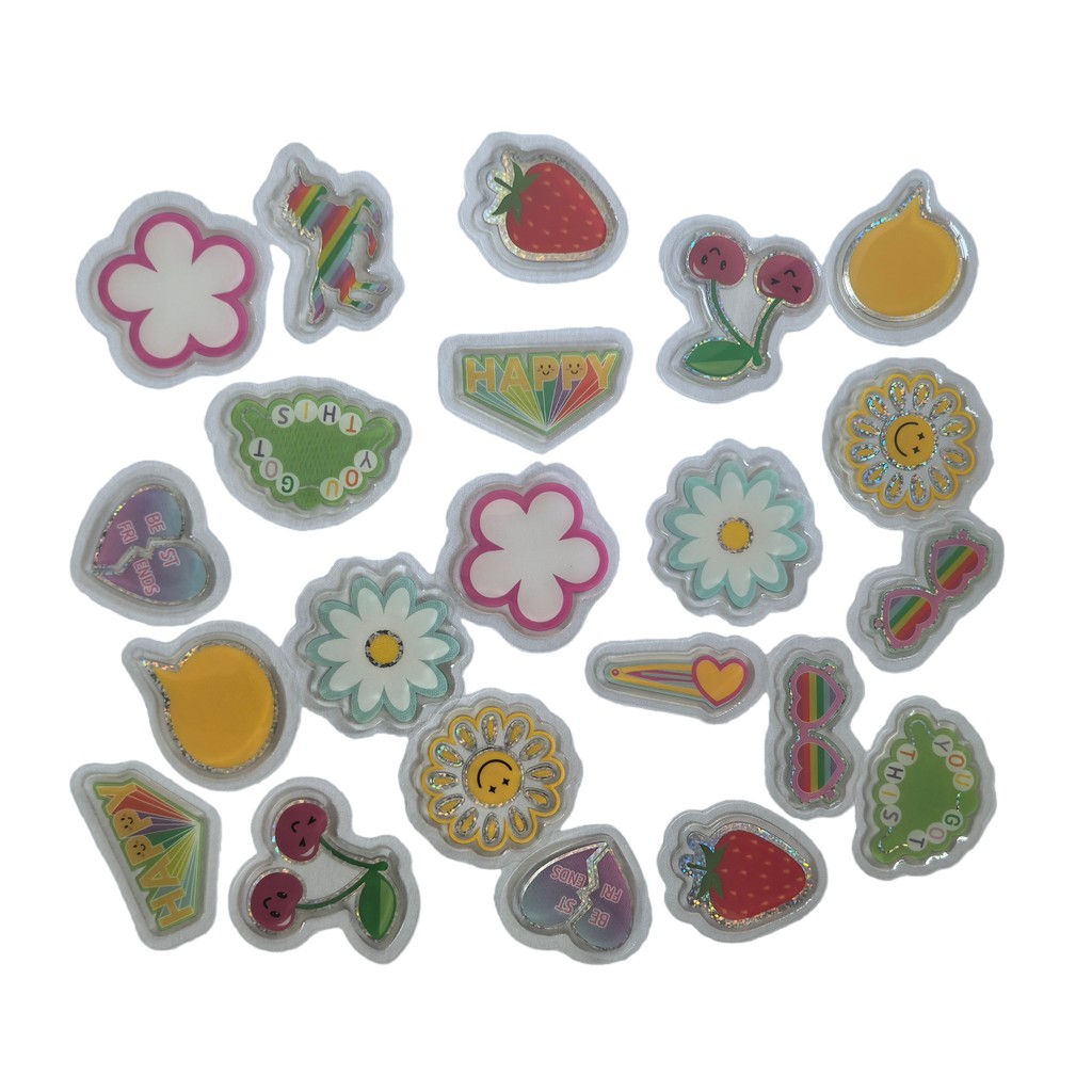 45 Pcs Adorable Epoxy Stickers - Craft Embellishment World avis et prix