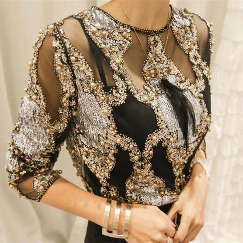 Sidaimi Luxury Women Crystal S - Crystal Mesh Fabric avis et prix