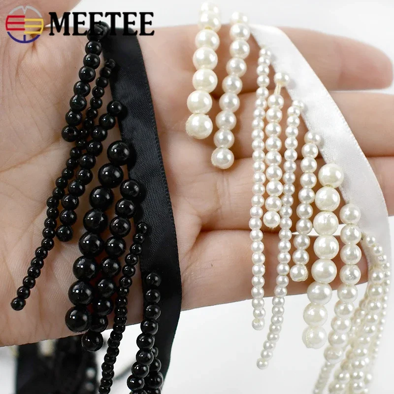 1/2Yards Pearl Beaded Tassel F - Fringe Ribbon Sewing avis et prix