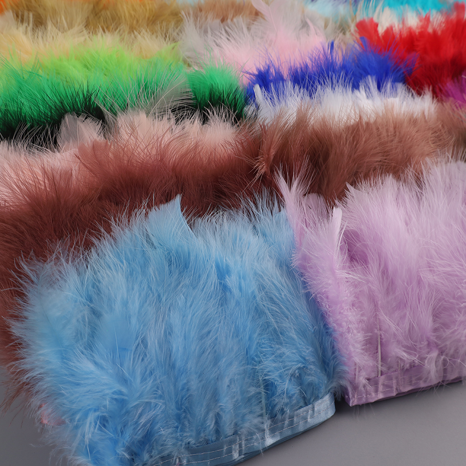 10-15cm Turkey Feathers Trim F - Feather Trim Marabou avis et prix