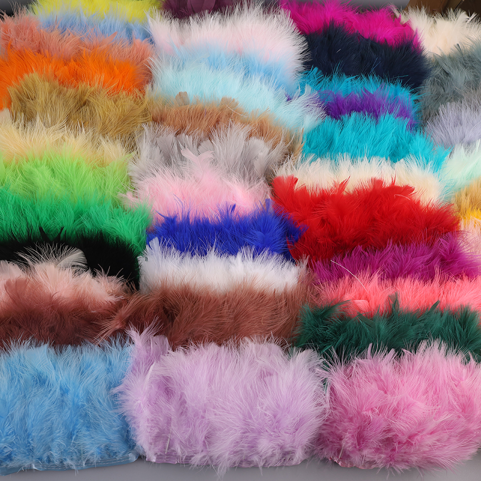 10-15cm Turkey Feathers Trim F - Feather Trim Marabou avis et prix