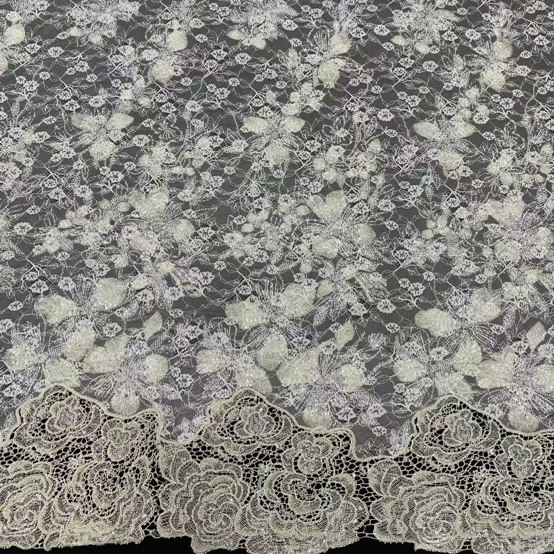 Lastest African French Floral  - Beaded Trim Fringe avis et prix