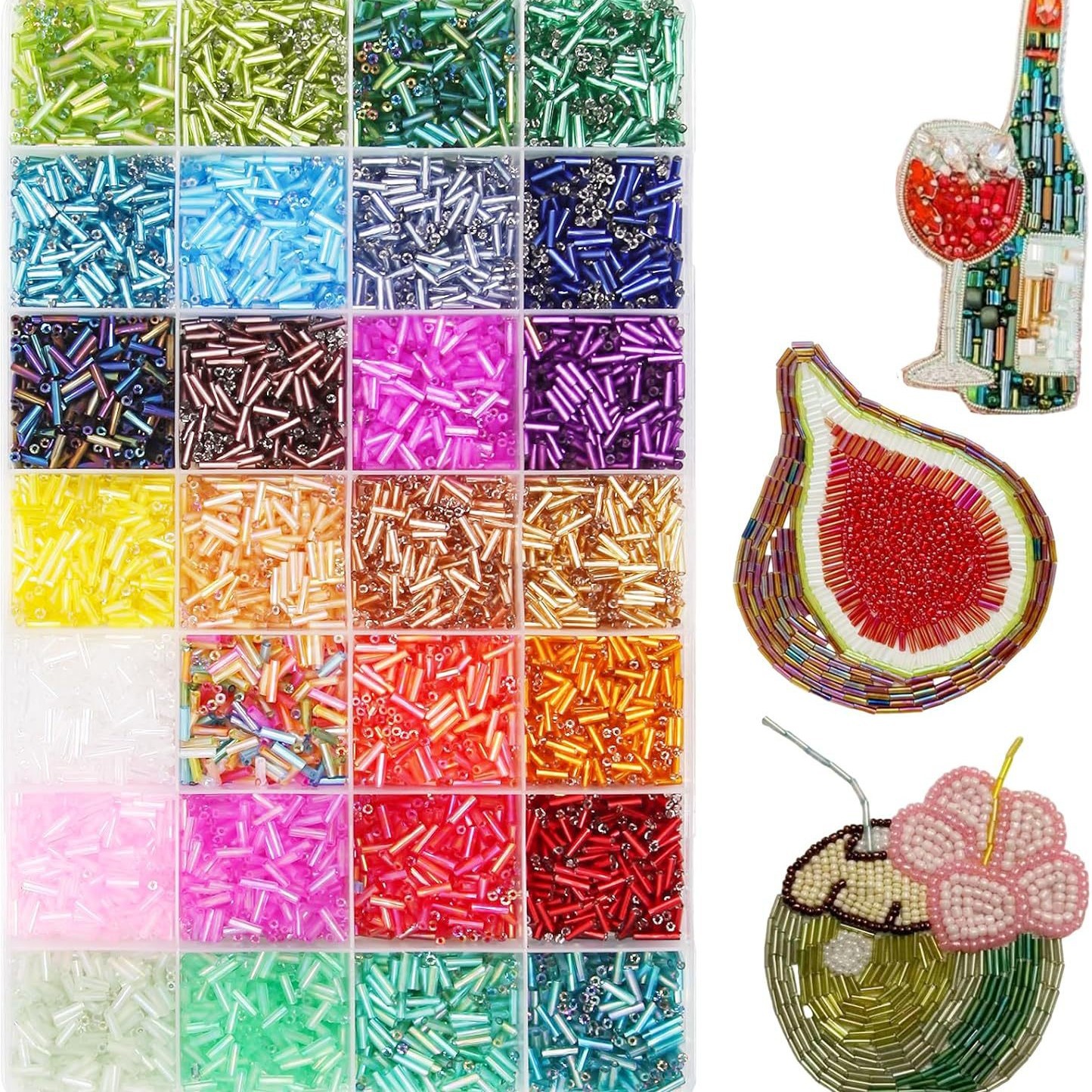 About 6720Pcs/Box 7mm 28 Color - Craft Embellishment Storage avis et prix