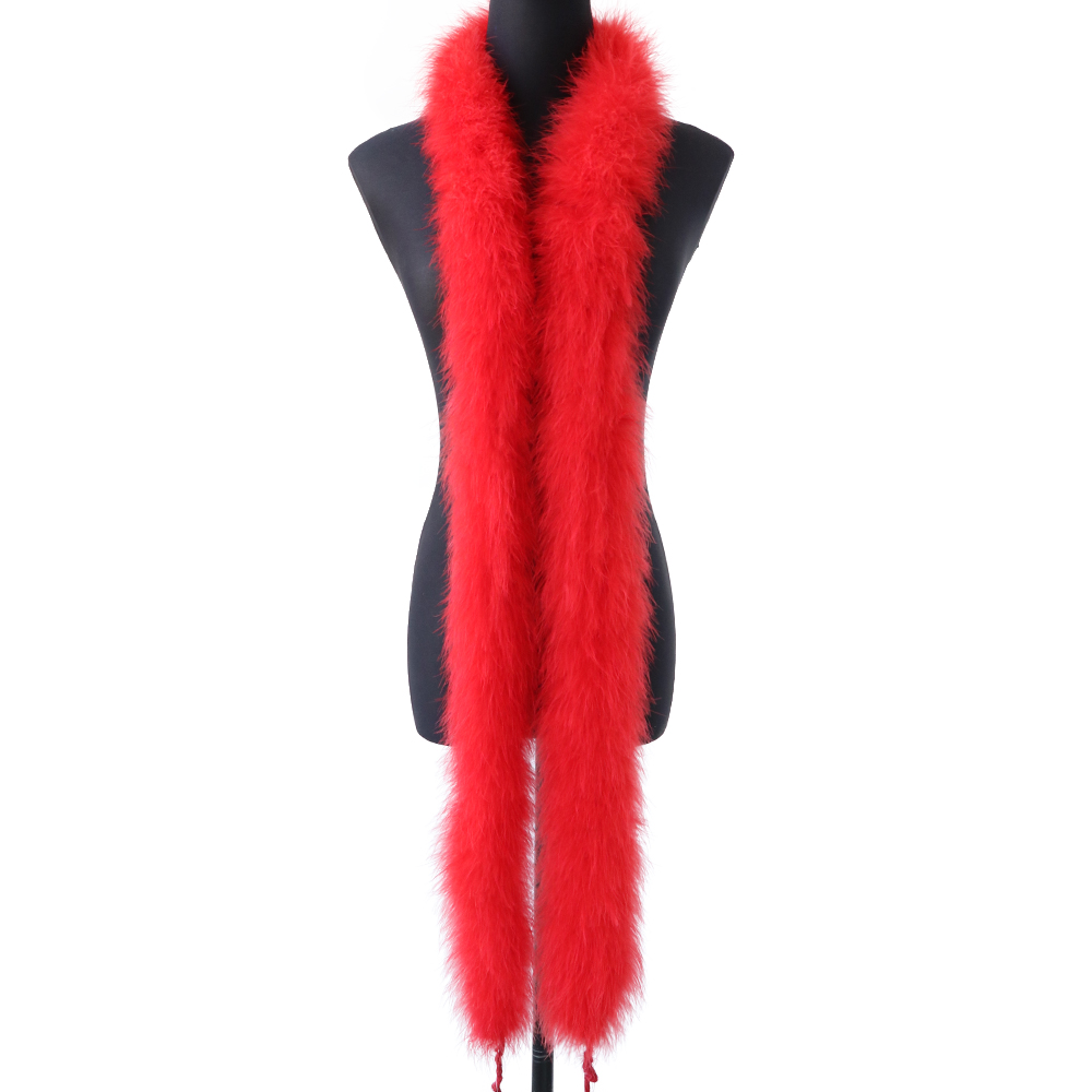 2M 50g Red Fluffy Turkey Marab - Feather Trim Marabou avis et prix