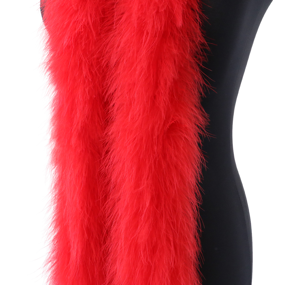 2M 50g Red Fluffy Turkey Marab - Feather Trim Marabou avis et prix