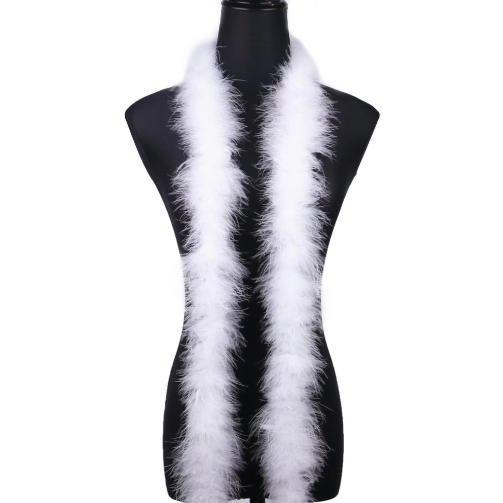 2 Meter Marabou Feather Boa Fa - Feather Trim Marabou avis et prix