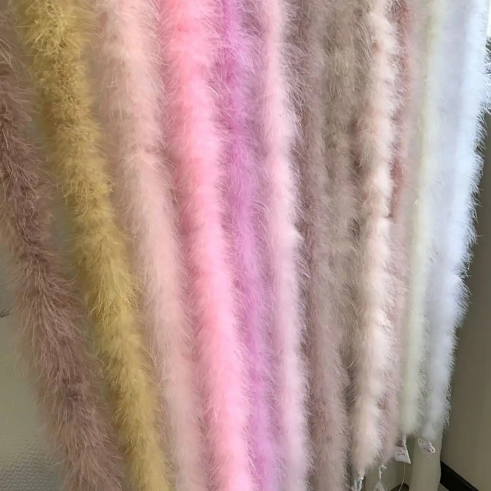 2 Meter Marabou Feather Boa Fa - Feather Trim Marabou avis et prix