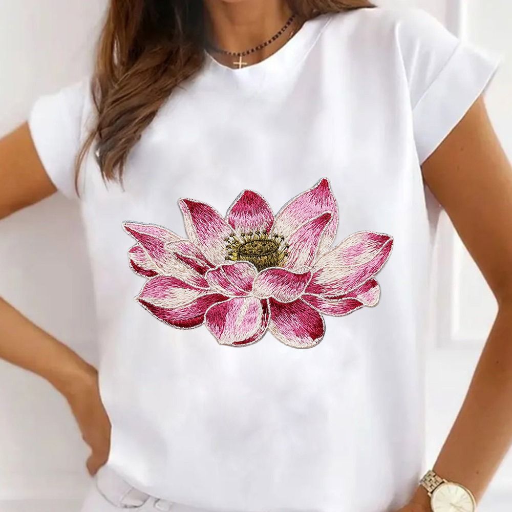 Soft Lotus Flower Patch Embroi - Applique Patch Flower avis et prix