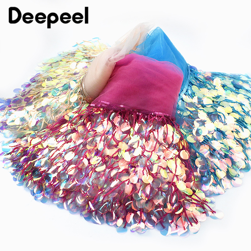 3Yards 17cm Beaded Sequins Tas - Beaded Trim Fringe avis et prix
