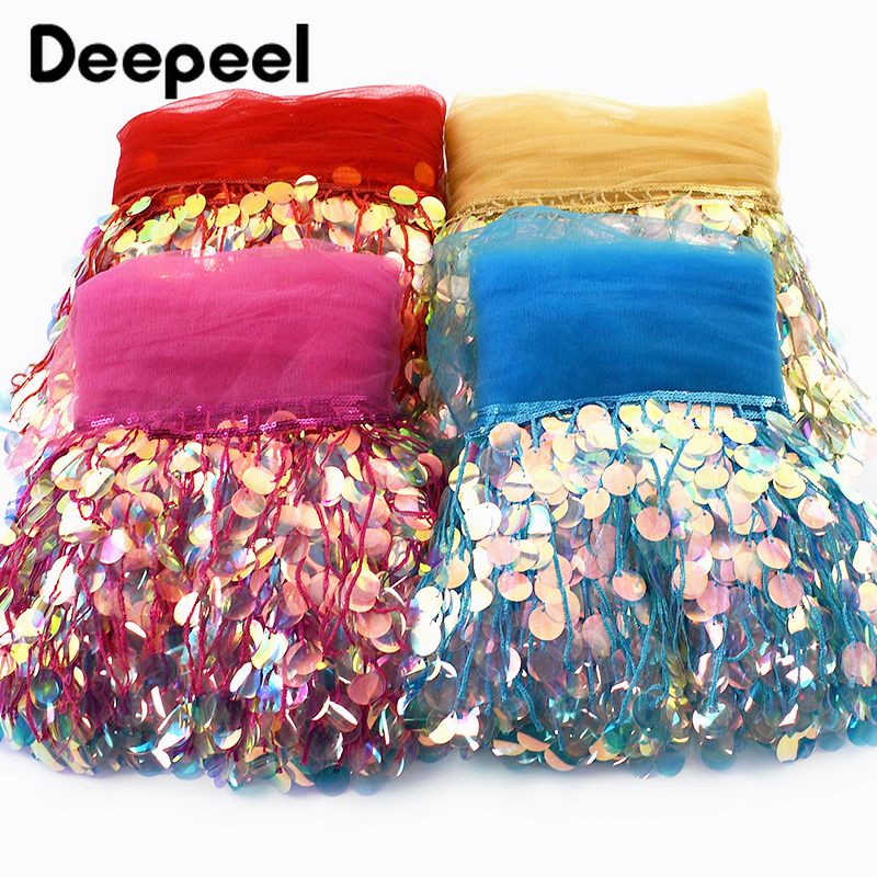 3Yards 17cm Beaded Sequins Tas - Beaded Trim Fringe avis et prix