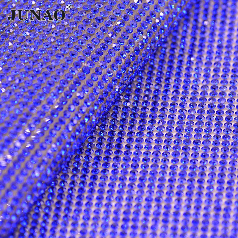 JUNAO 24x40cm Light Peach Self - Hotfix Rhinestone Sheet avis et prix