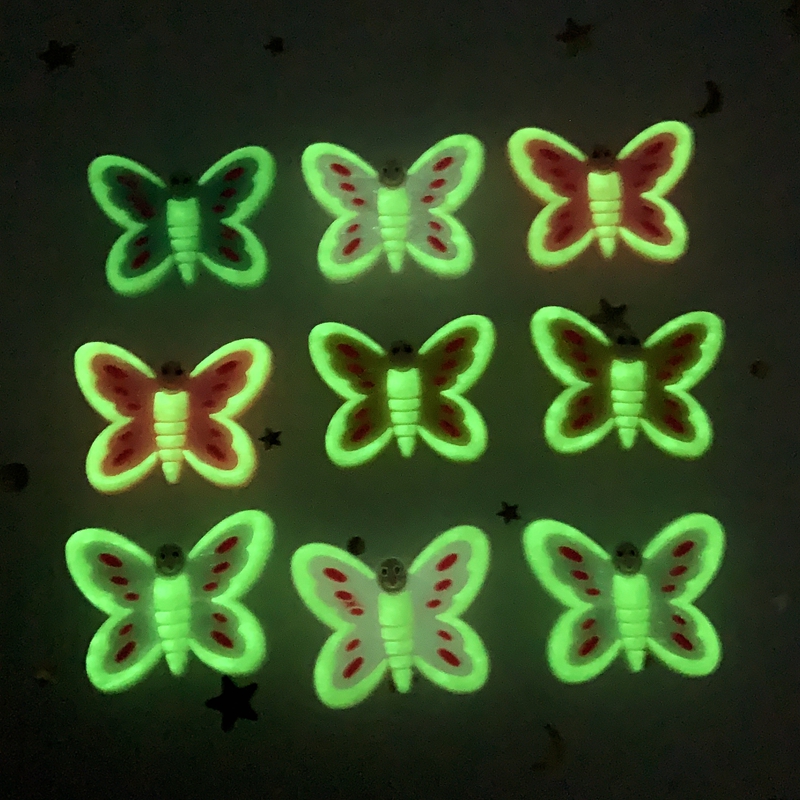 10pcs Cute Large butterfly PVC - Embellishment Glue Craft avis et prix