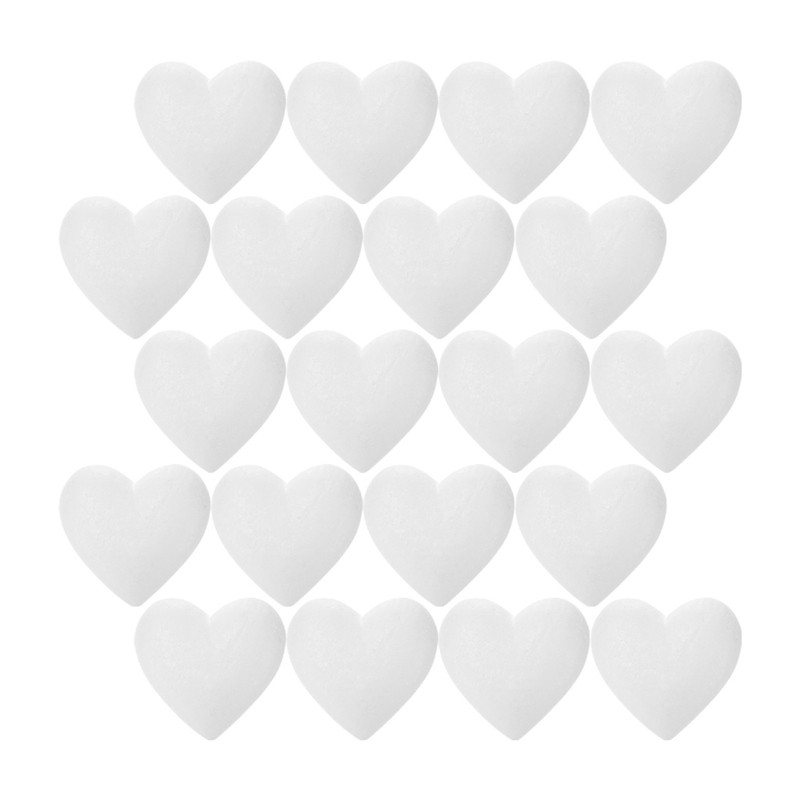 20Pcs Blank Heart Foam Balls L - Embellishment Crafts avis et prix