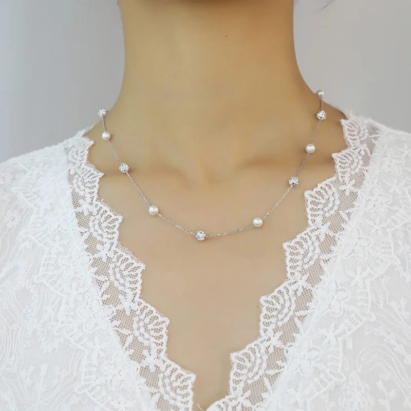 TrustDavis Real 925 Sterling S - Pearl Trim Chain avis et prix