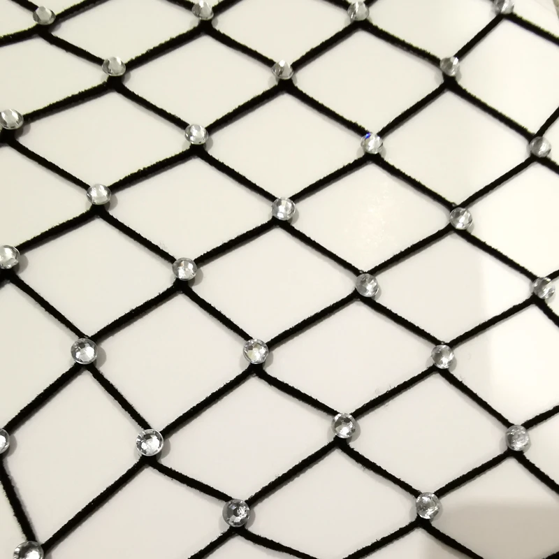 Sexy Rhinestone Fishnet Tights - Crystal Mesh Fabric avis et prix