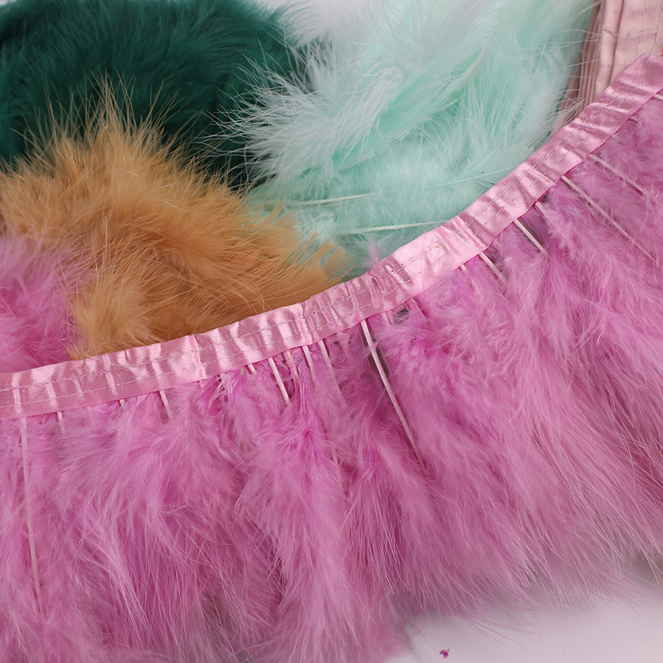 10 Meters Natural Turkey Marab - Feather Trim Marabou avis et prix