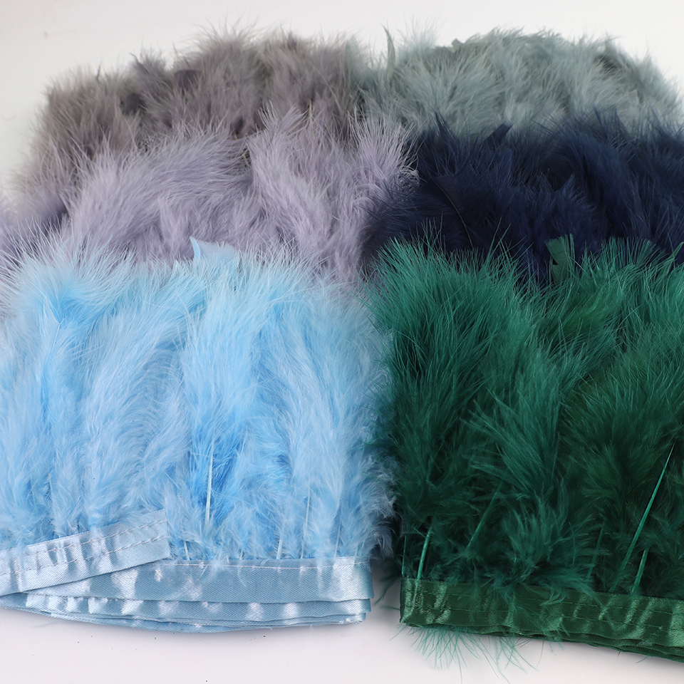 10 Meters Natural Turkey Marab - Feather Trim Marabou avis et prix
