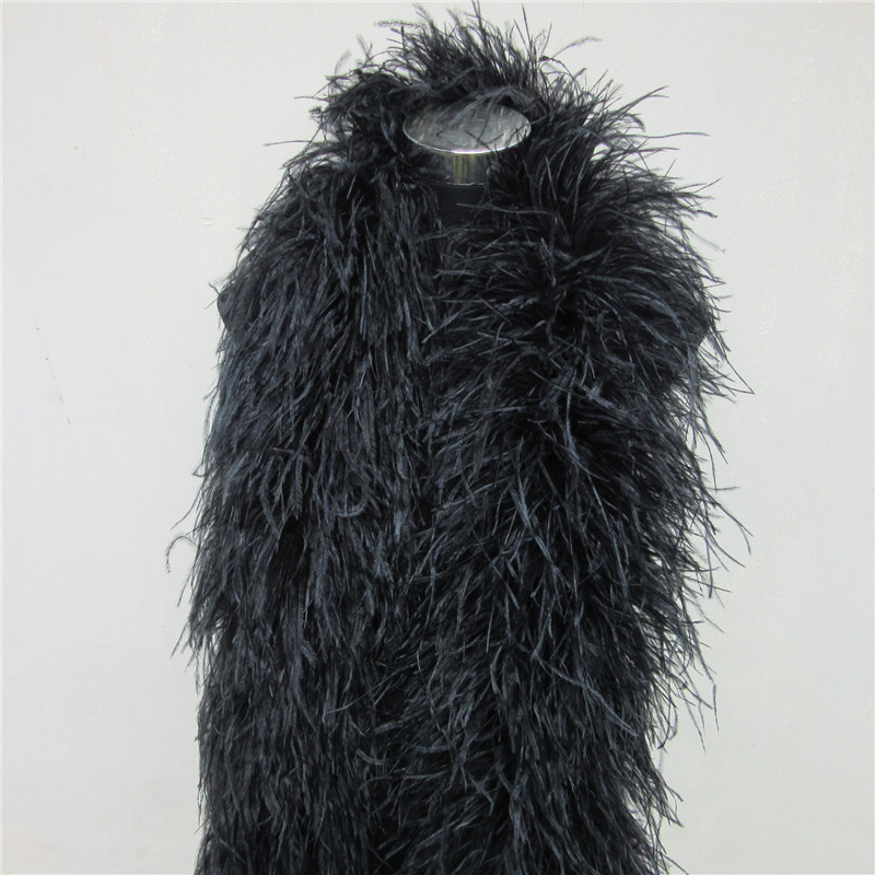 2 Meters 6 Layer White Natural - Feather Trim Marabou avis et prix