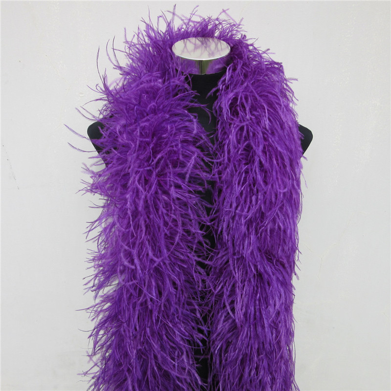 2 Meters 6 Layer White Natural - Feather Trim Marabou avis et prix