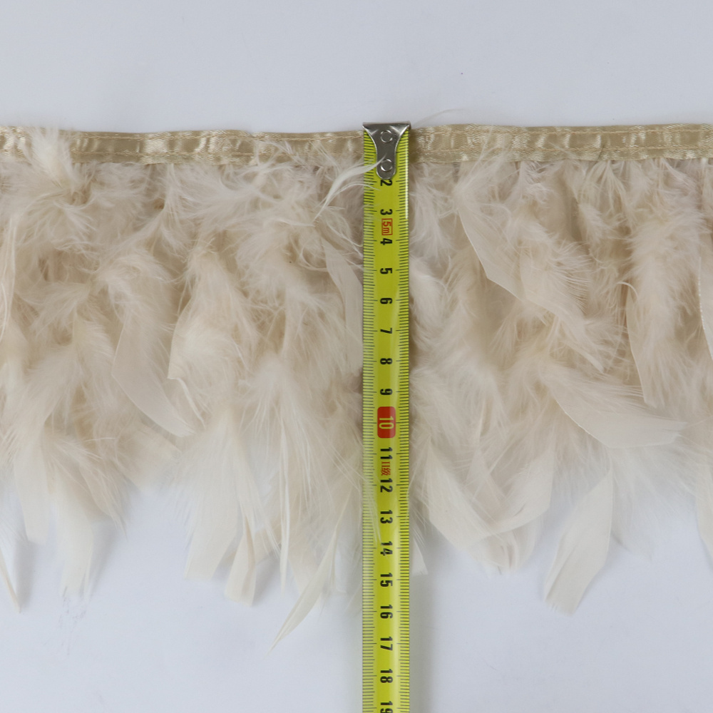 2Meters Natural Turkey Feather - Feather Trim Marabou avis et prix