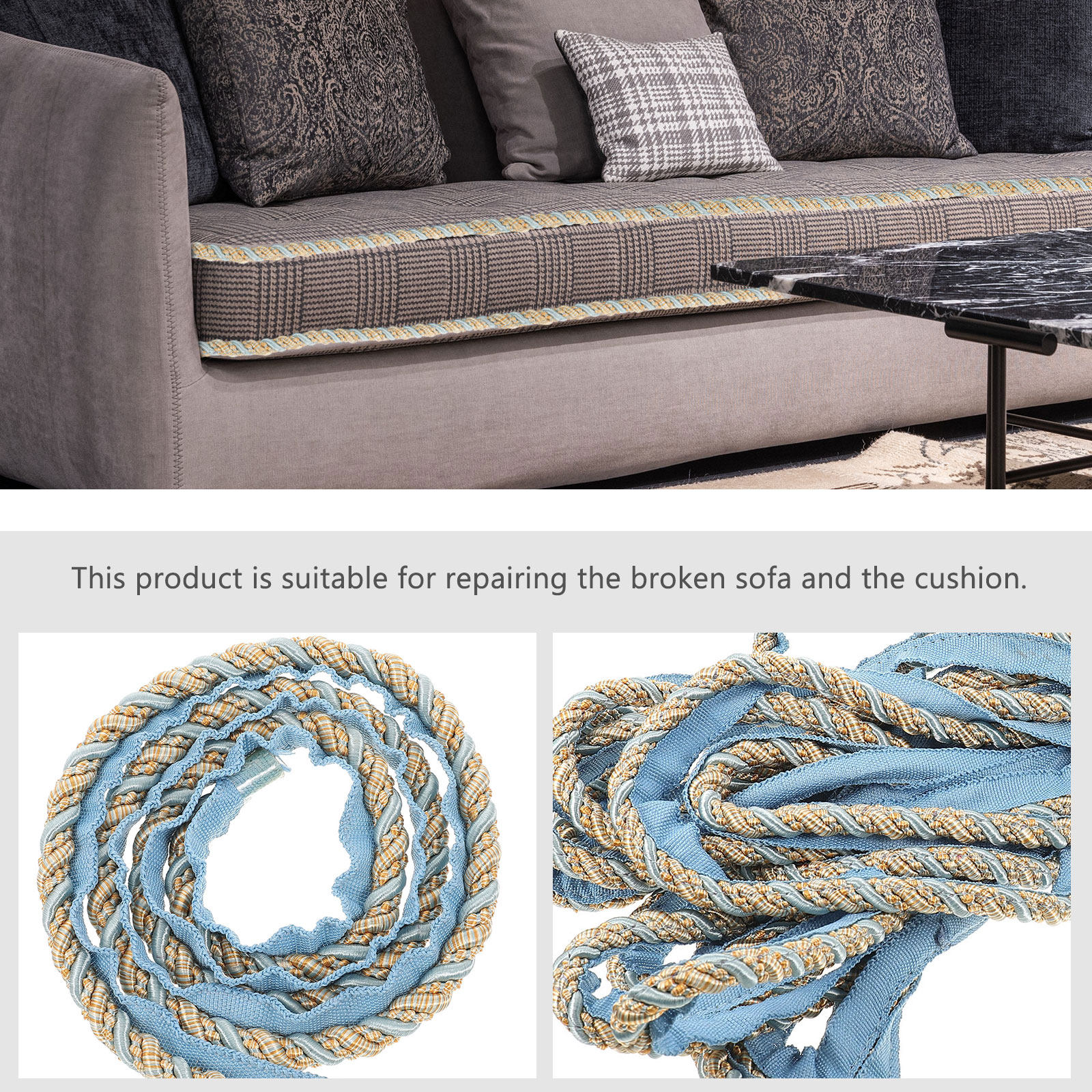Polyester Four Braided Twisted - Cord Trim Twisted avis et prix