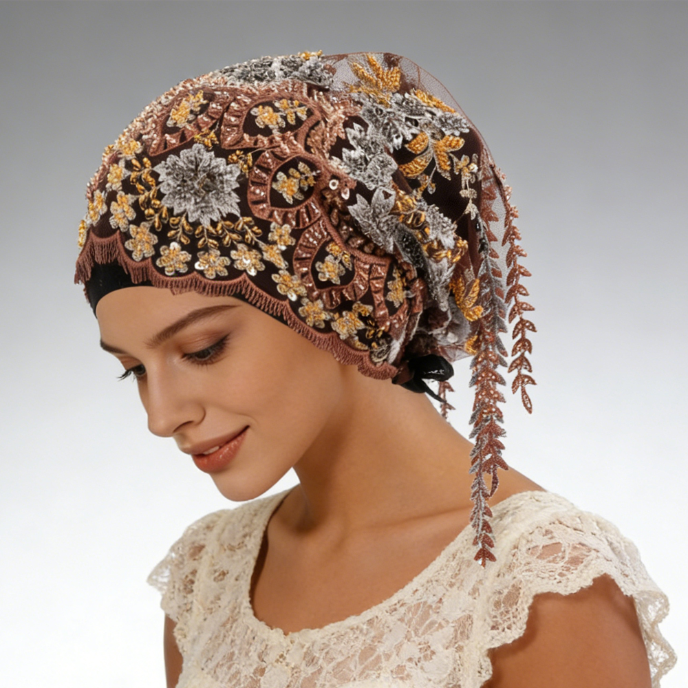 New Ethnic Tassel Headscarf Be - Tassel Fringe Trim avis et prix