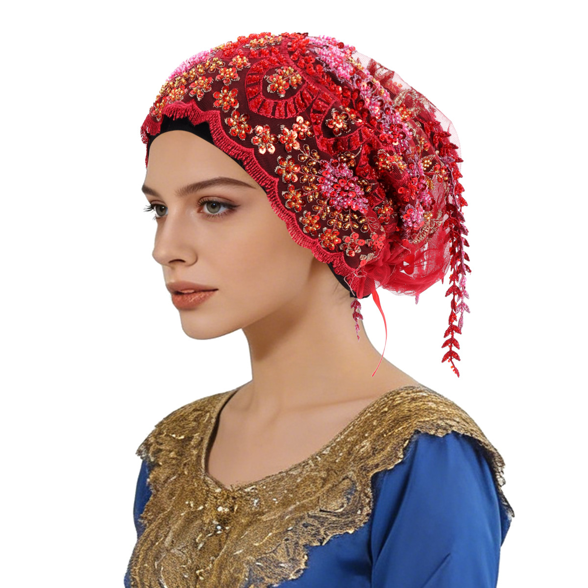 New Ethnic Tassel Headscarf Be - Tassel Fringe Trim avis et prix