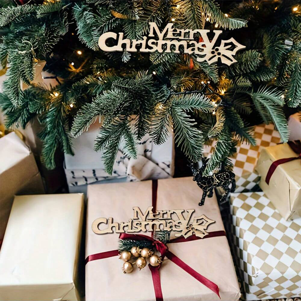 10/20/100Pcs Merry Christmas W - Christmas Craft Embellishment avis et prix