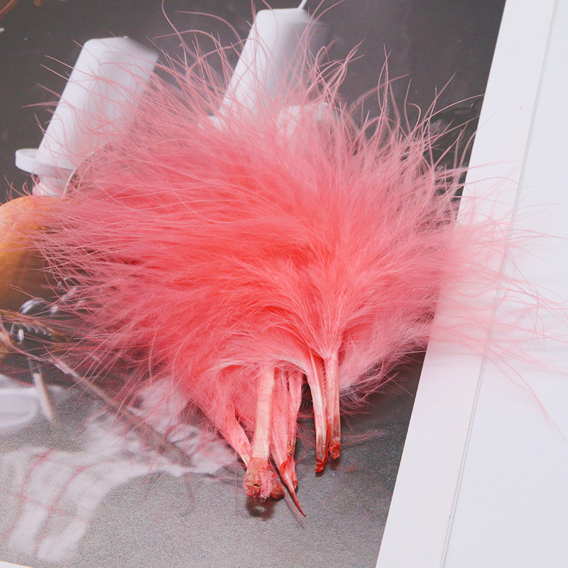 8-12cm Colored Plumas Natural  - Feather Trim Marabou avis et prix