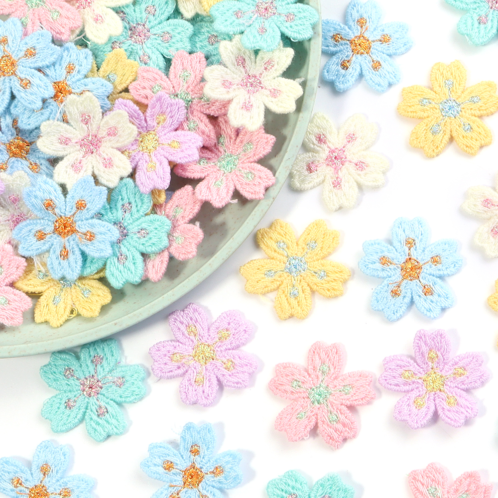 20pcs/lot Colorful 2.4cm Embro - Embroidery Embellishments avis et prix