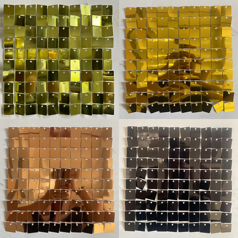 24/30 Square Sequin Panels Gol - Sequin Fabric Panel avis et prix