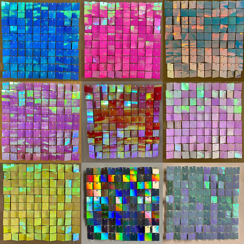 24/30 Square Sequin Panels Gol - Sequin Fabric Panel avis et prix